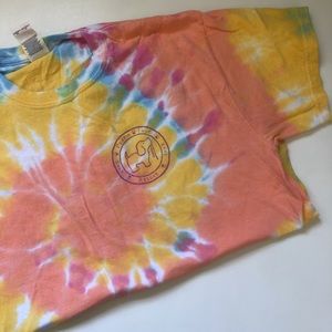 Ivory and Ella puppy love shirt tie dye